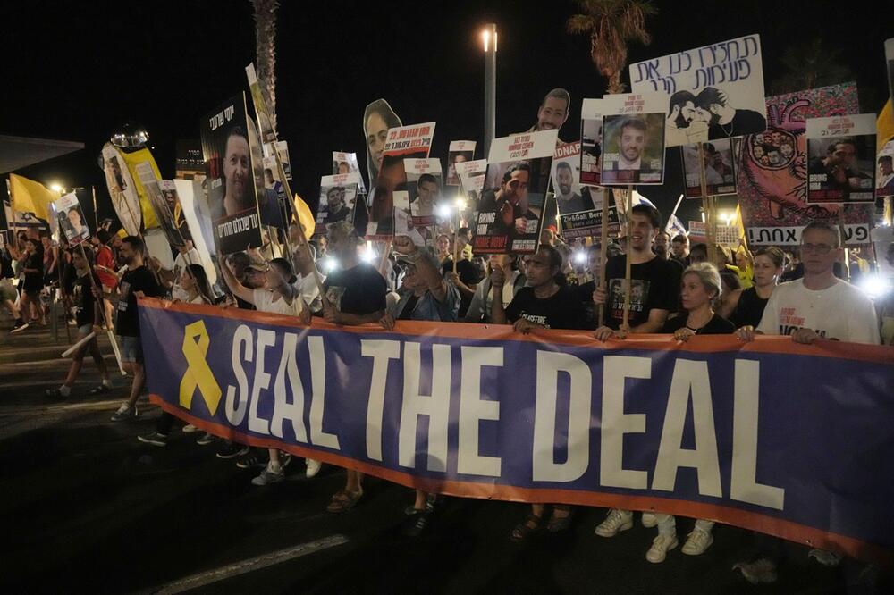 Nahostkonflikt - Demonstration in Tel Aviv