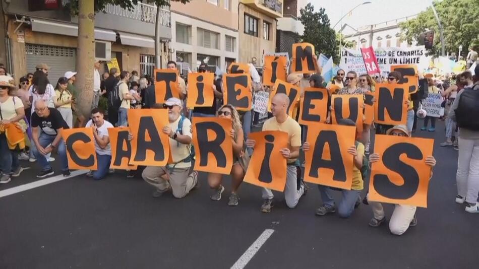 Proteste gegen Tourismus auf den Kanaren: Einwohner fordern Stopp für Ferienunterkünfte