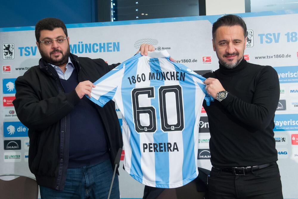 Hasan Ismaik (l) und Trainer Vítor Pereira