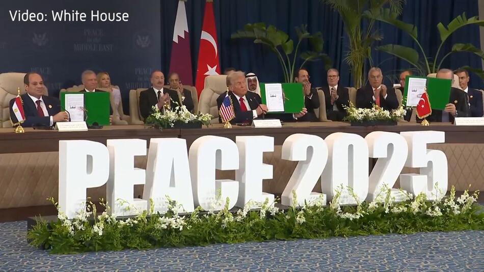 "Frieden in Nahost"? Gaza-Erklärung enthält wenig Konkretes