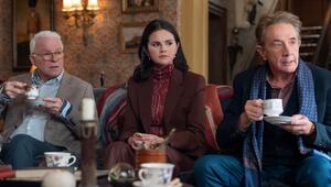 V.l.: Steve Martin, Selena Gomez und Martin Short in der sechsten Staffel von "Only Murders in ...