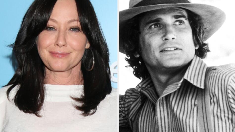 Shannen Doherty neben "Unsere kleine Farm"-Star Michael Landon.