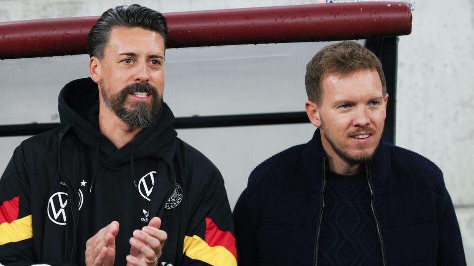 Sandro Wagner (l) und Julian Nagelsmann