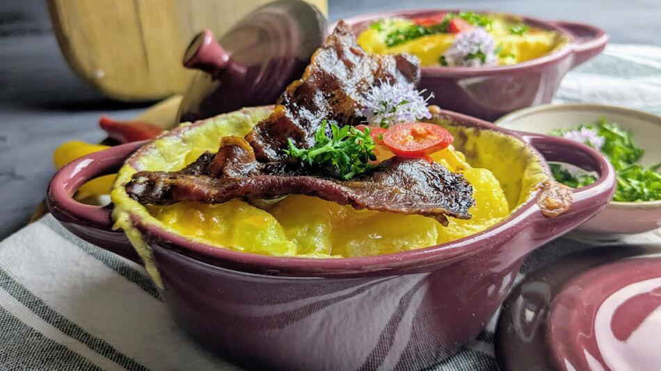 Spargelauflauf mit Bacon