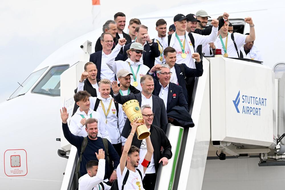 Nach dem DFB-Pokal Finale - VfB Stuttgart
