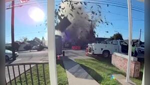 Kalifornien: Haustürkamera filmt gewaltige Explosion