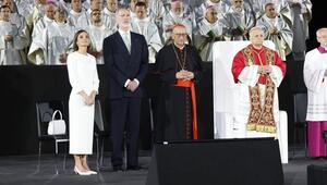 Das spanische Königspaar besuchte den Gottesdienst von Papst Leo XIV. in der Basilika.