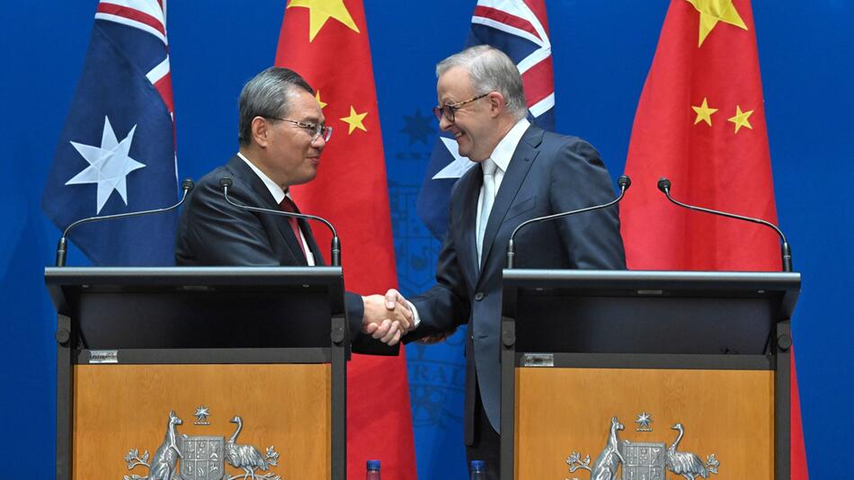 Chinas Premier Li in Australien