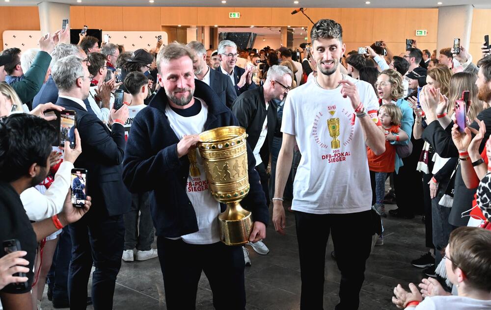 Nach dem DFB-Pokal Finale - VfB Stuttgart