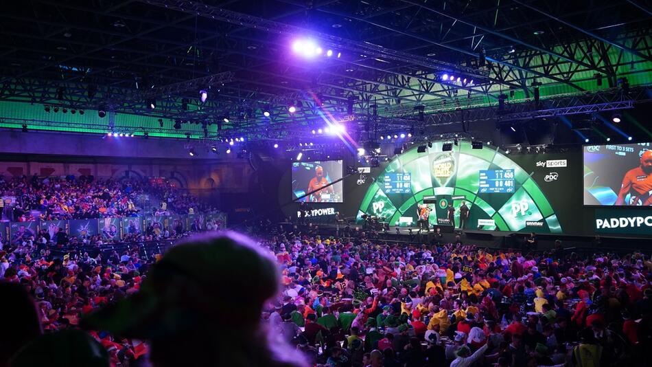 Der Alexandra Palace während der Darts-WM