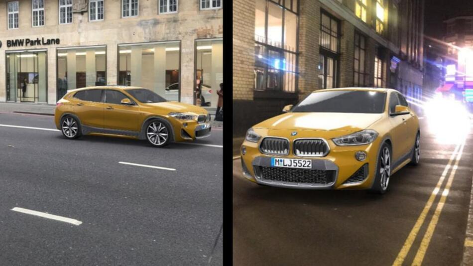 BMW X2 bei Snapchat