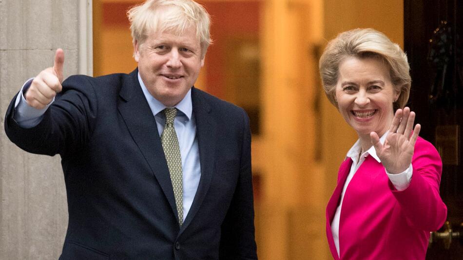 Boris Johnson und Ursula von der Leyen