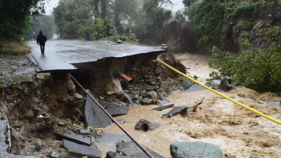 Griechenland, Starkregen, Unwetter, Überschwemmungen, Wetter, Klima