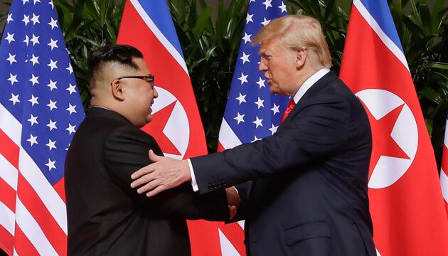Donald Trump und Kim Jong Un