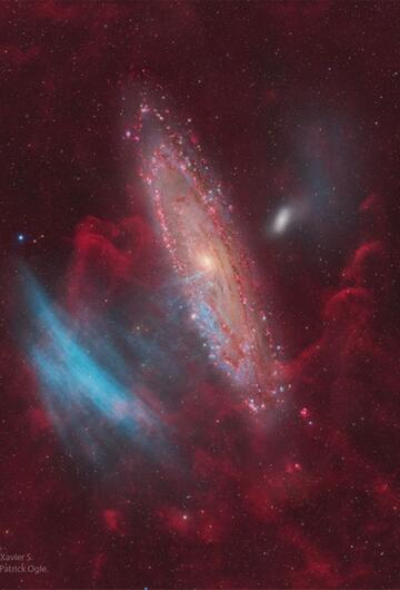 Andromeda-Galaxie Geister-Planetarischen Nebel