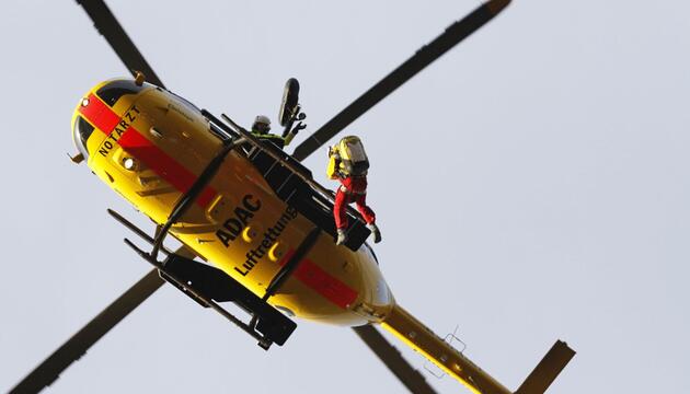 Rettungshubschrauber des ADAC
