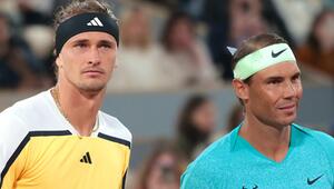 Alexander Zverev (l) und Rafael Nadal (r)