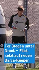 Ter Stegen unter Druck – Hansi Flick setzt auf neuen Barça-Keeper
