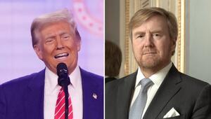 Besondere Ehre zum Nato-Gipfel: Donald Trump (l.) darf im Palast von König Willem-Alexander ...