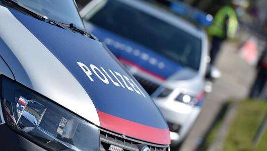 Streifenwagen der Polizei in Österreich