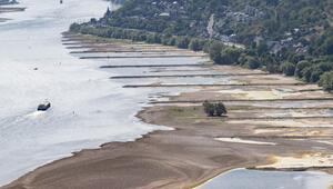 Niedrigwasser auf dem Rhein