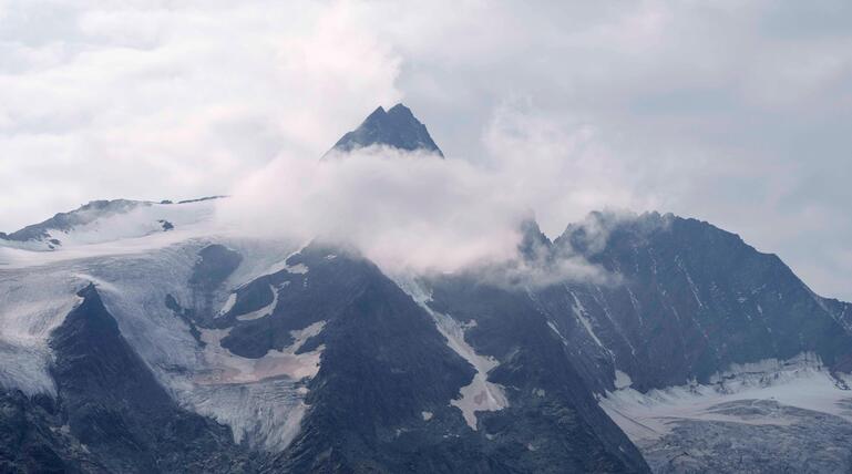 Blick auf den Gipfel des Großglockner