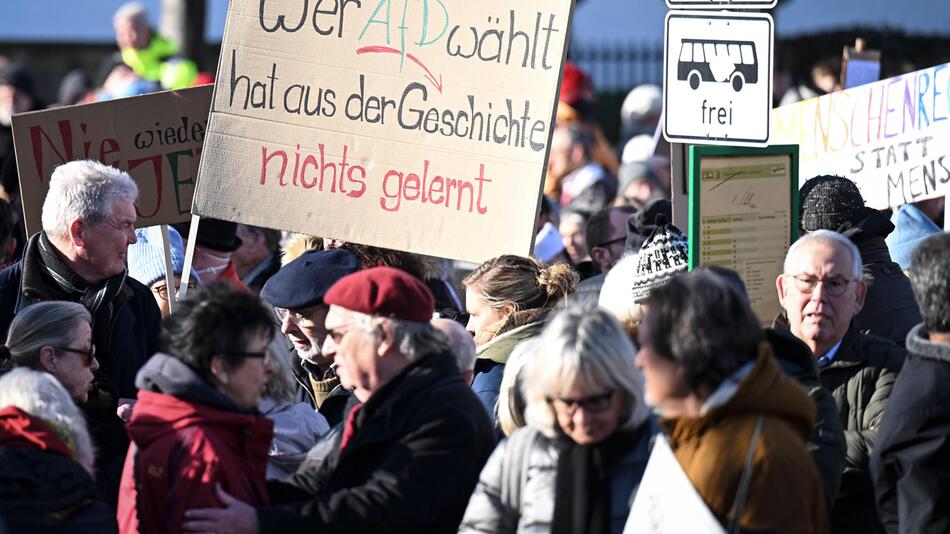 Anti-AfD-Demo, AfD, Demonstrationen, Rottenburg