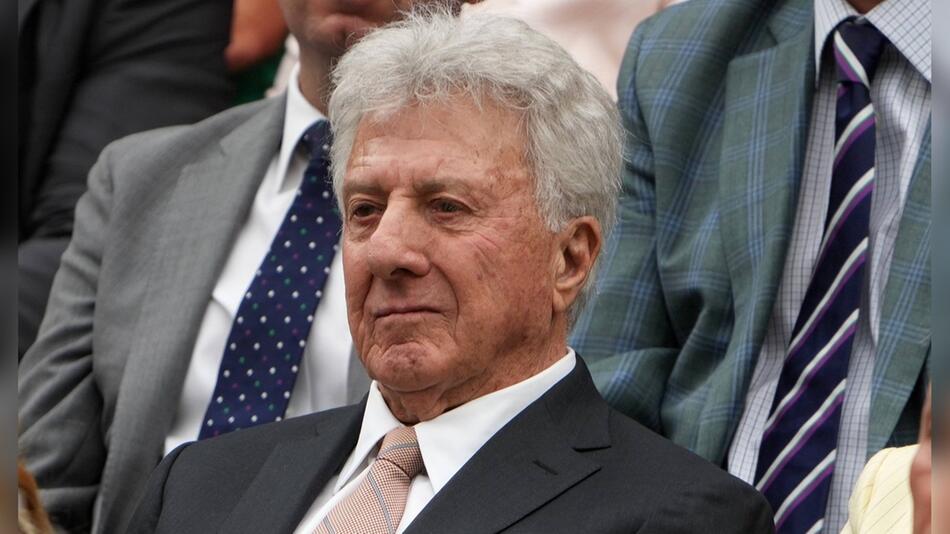 Dustin Hoffman in Wimbledon.