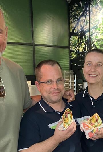 Frank Rosin, Christoph Zentgraf und Alexandra Pohl