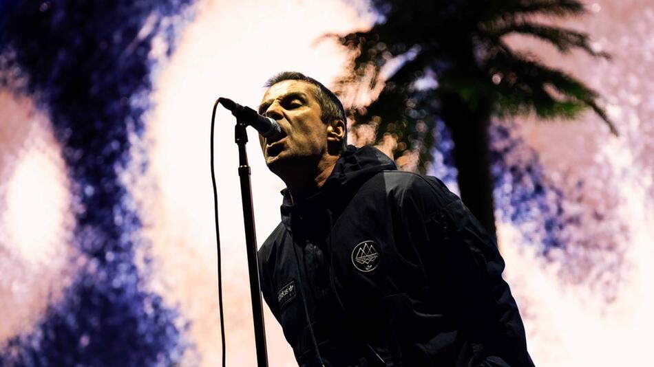 Liam Gallagher auf der Bühne.