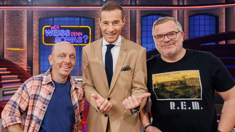 Die Quizshow "Wer weiß denn sowas?" wird es bald ohne Elton (r.) geben.