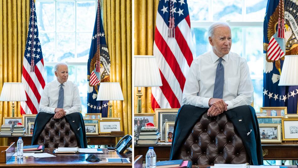 Optische Täuschung: Twitter-User belustigt über Foto von Joe Biden