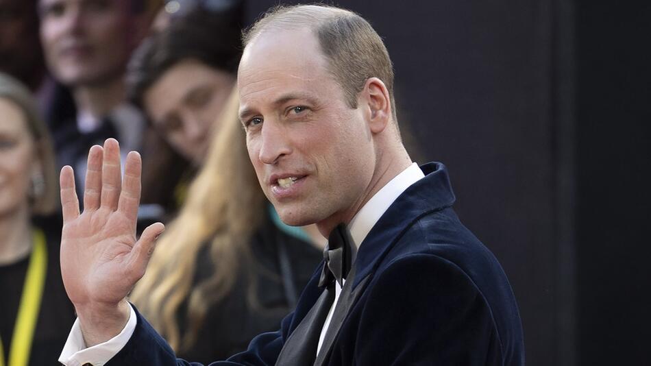 Prinz William war im Februar bei den BAFTA Film Awards.