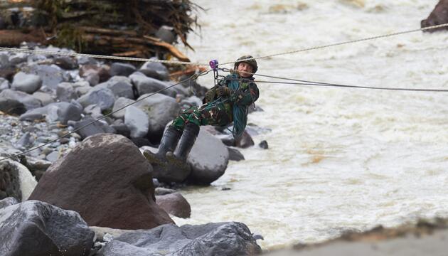 Überschwemmungen in Indonesien