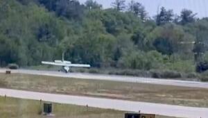 Bugfahrwerk bricht: Cessna kracht bei harter Landung auf Piste in Massachusetts