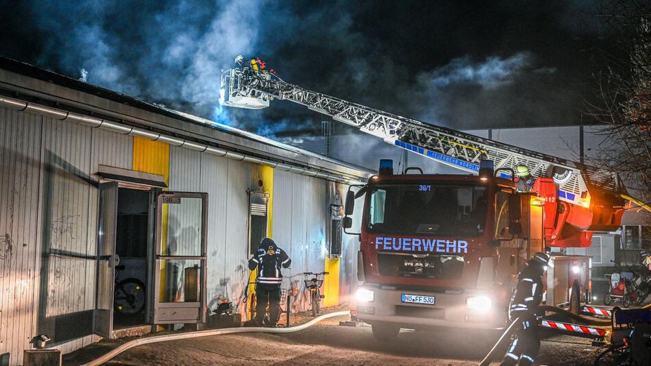 Brand in Asylunterkunft