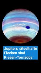 Was sind die rätselhaften Flecken auf dem Jupiter?