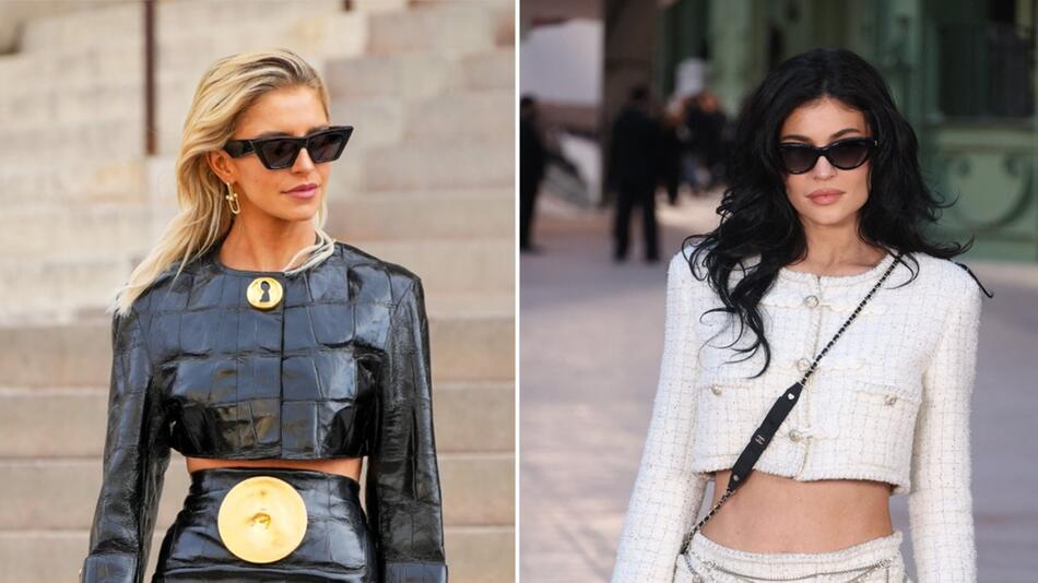 Caro Daur und Kylie Jenner trugen während der Fashion Week in Paris bereits die neuesten ...