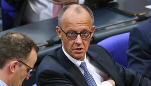 Friedrich Merz bei der Bekanntgabe des Ergebnisses des ersten Wahlgangs.