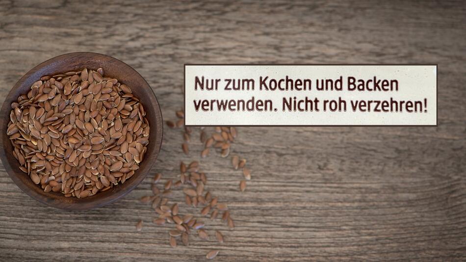 Leinsamen nicht roh essen