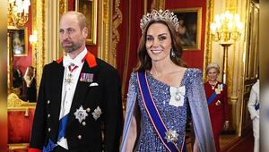 Funkelnder Auftritt von Prinzessin Kate an der Seite ihres Gatten Prinz William.