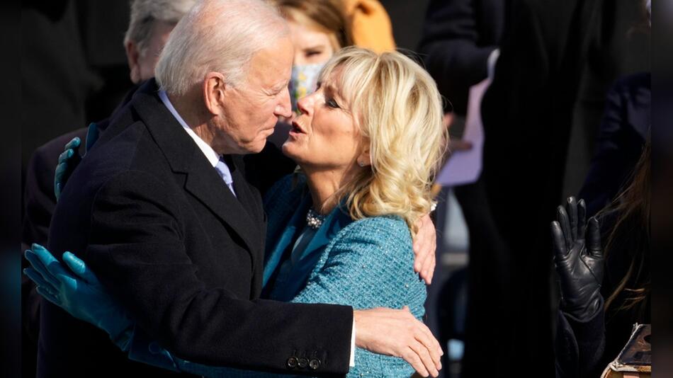 Joe und Jill Biden scheuen sich nicht davor, ihre Liebe öffentlich zu zeigen.