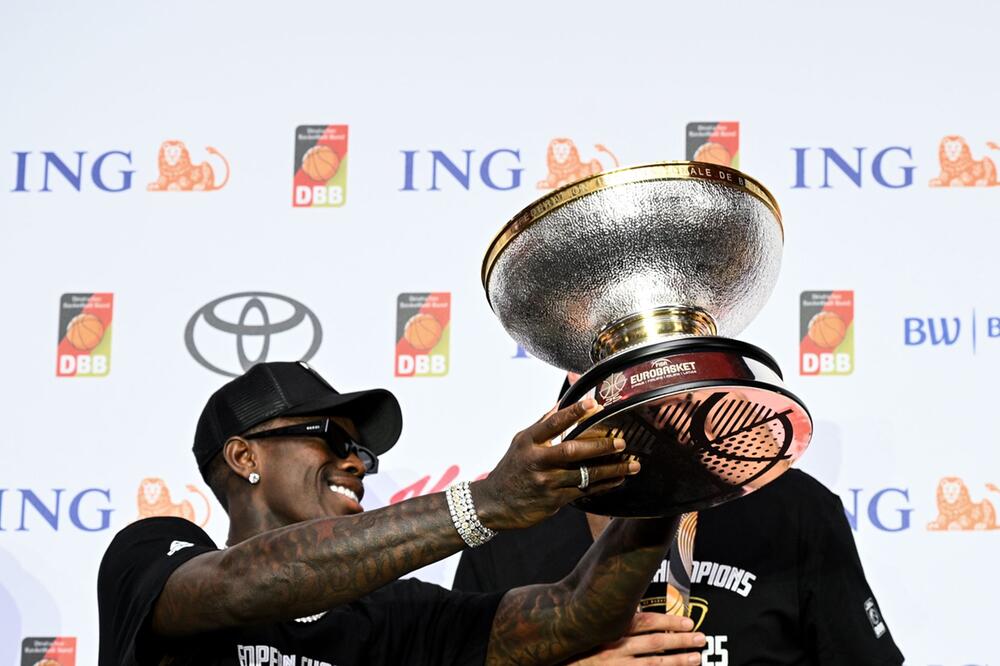 Empfang Basketball-Nationalmannschaft nach Titelgewinn
