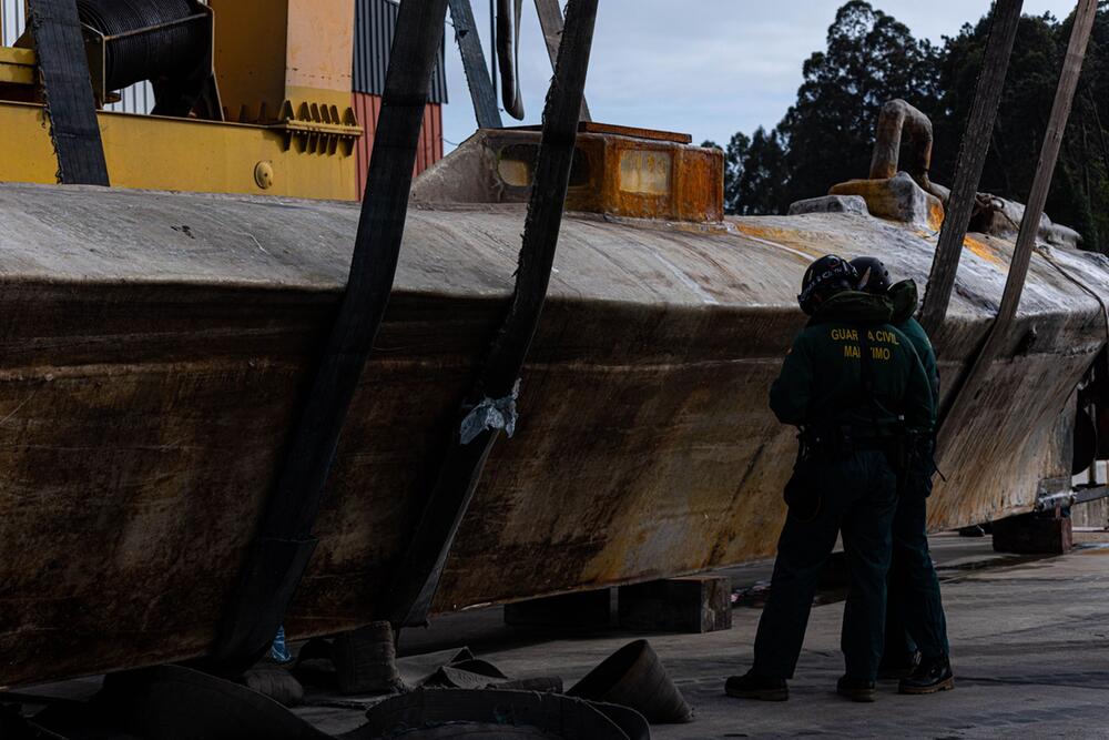 Spanische Polizei hebt mutmaßliches Drogen-U-Boot vor Galicien