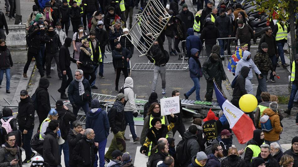 Ein Jahr «Gelbwesten»-Proteste