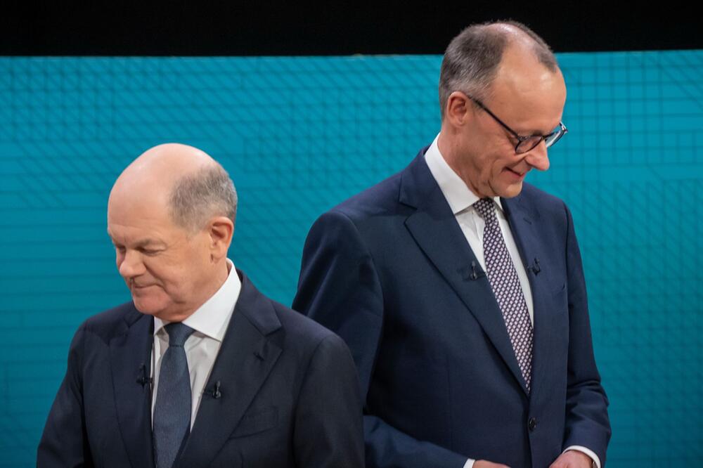 Scholz und Merz im TV-Duell