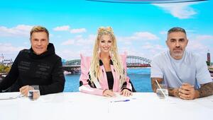 Dieter Bohlen (li.) hat mit Isi Glück und Anis Ferchichi (Bushido) zwei neue "DSDS"-Juroren an ...