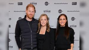 Sundance Film Festival: Prinz Harry und Herzogin Meghan, in deren Mitte Robert Redfords Tochter Amy.