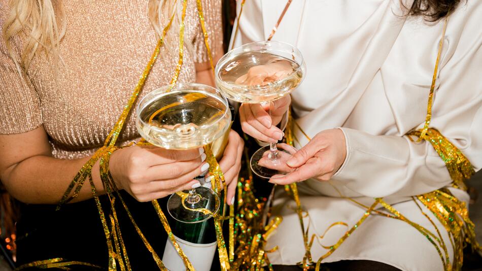 Cocktails auf einer Silvesterparty