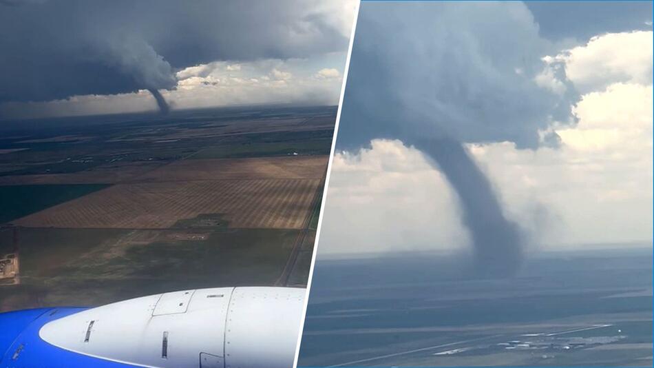 Bange Minuten: Tornado kommt Flugzeug bei Landung in Denver ganz nahe